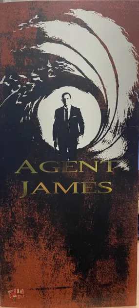 1/6 WILD TOYS - AGENT JAMES WITH BLACK SUIT AND SCARF WT024C