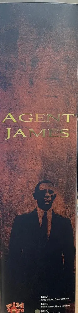 1/6 WILD TOYS - AGENT JAMES WITH BLACK SUIT AND SCARF WT024C