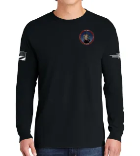24th MDSB Long Sleeve 50-50 Blend Unisex Shirt. This shirt IS approved for PT