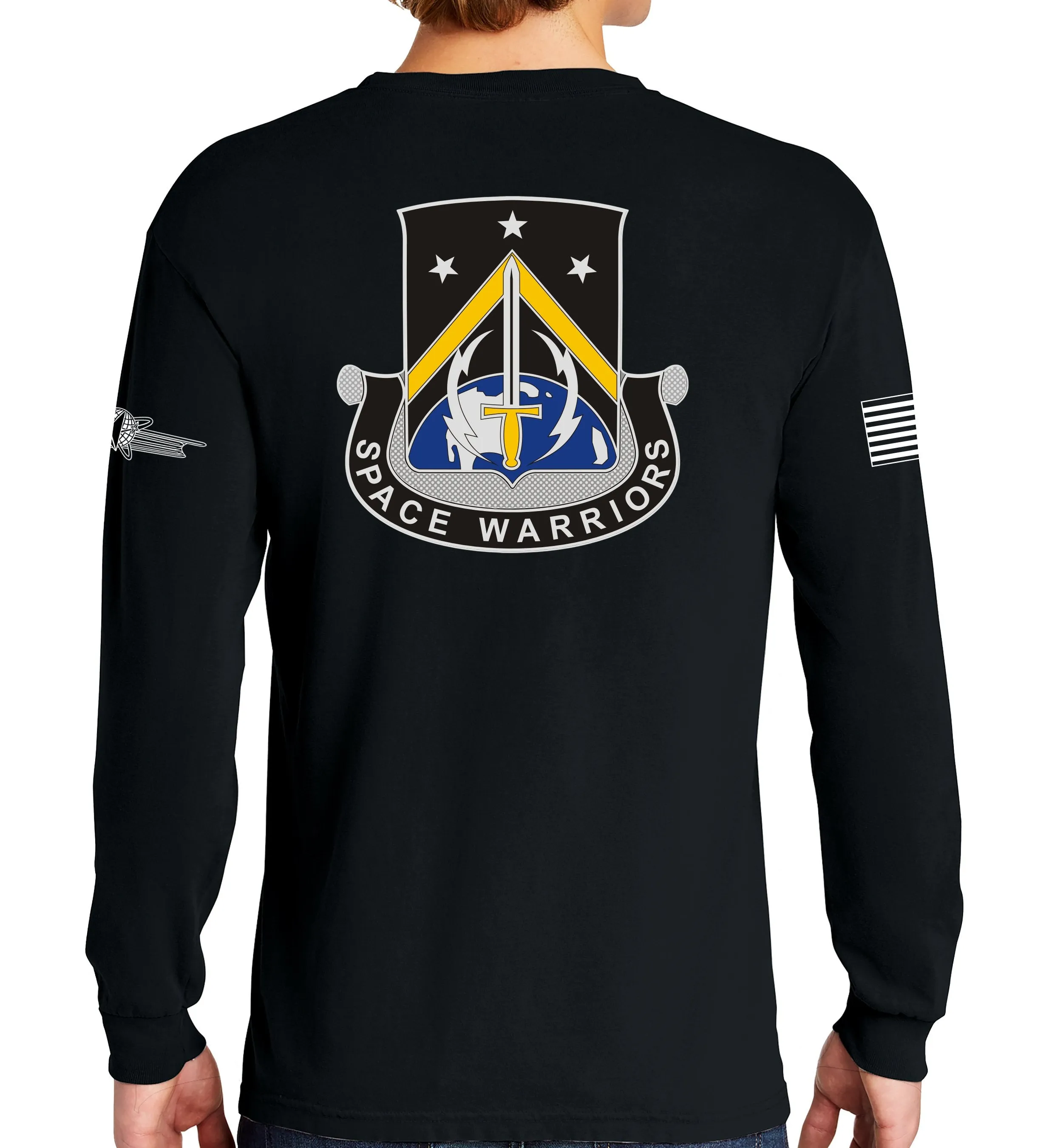 24th MDSB Long Sleeve 50-50 Blend Unisex Shirt. This shirt IS approved for PT