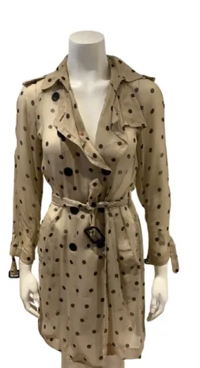 3.1 Phillip Lim Runaway Silk Sheer Trench Coat Size US 0 UK 4 XXS ladies