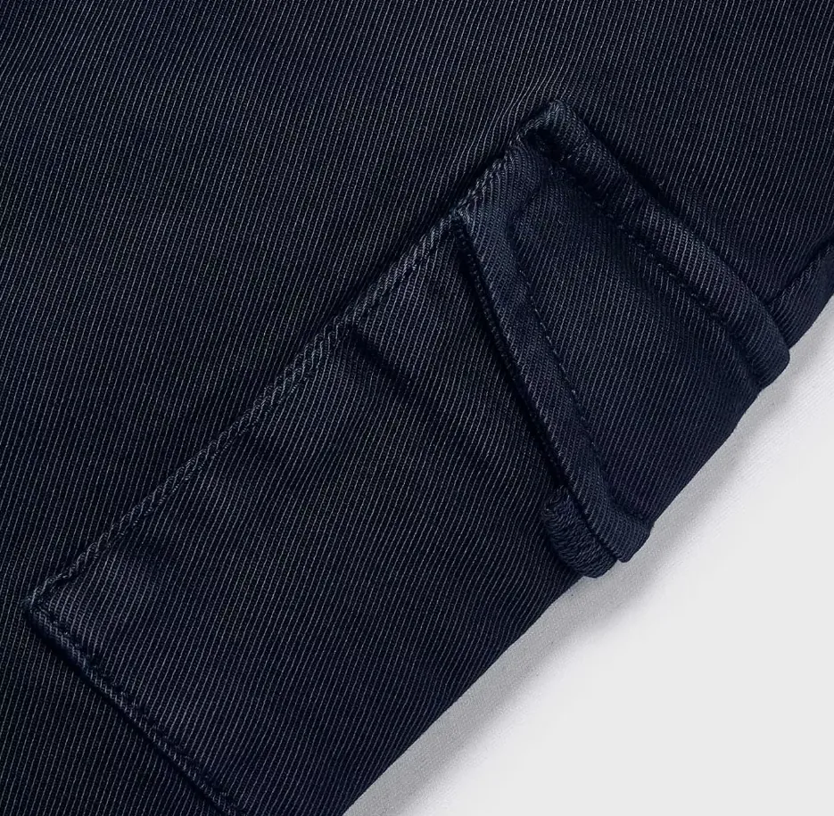 4511 Mayoral Mini Boys Jogger Bottom Cargo Pants - Navy