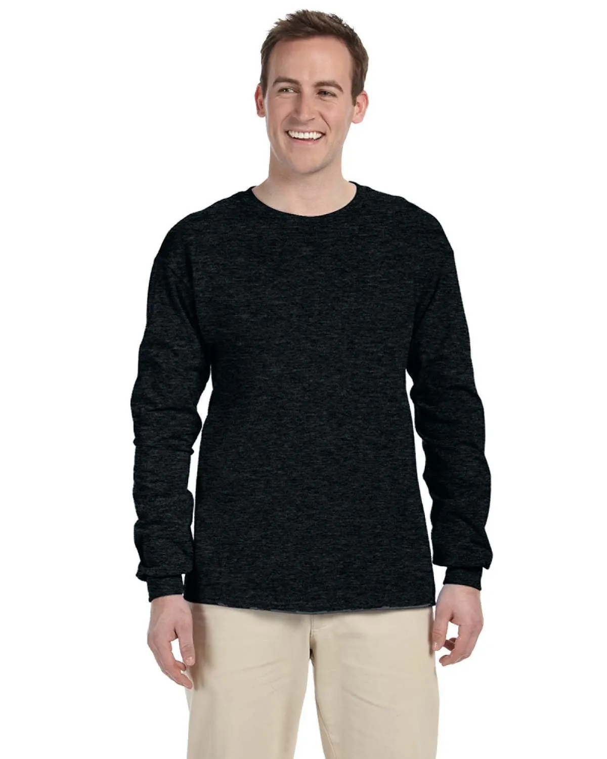 4930-Fruit of the Loom-BLACK HEATHER