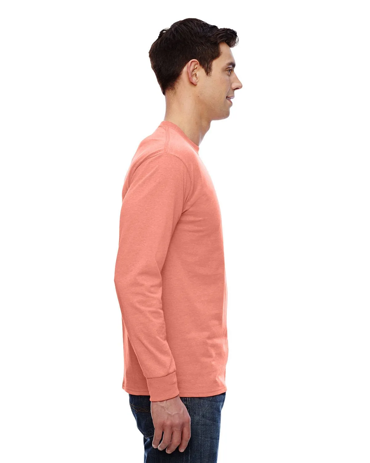 4930-Fruit of the Loom-RETRO HTHR CORAL