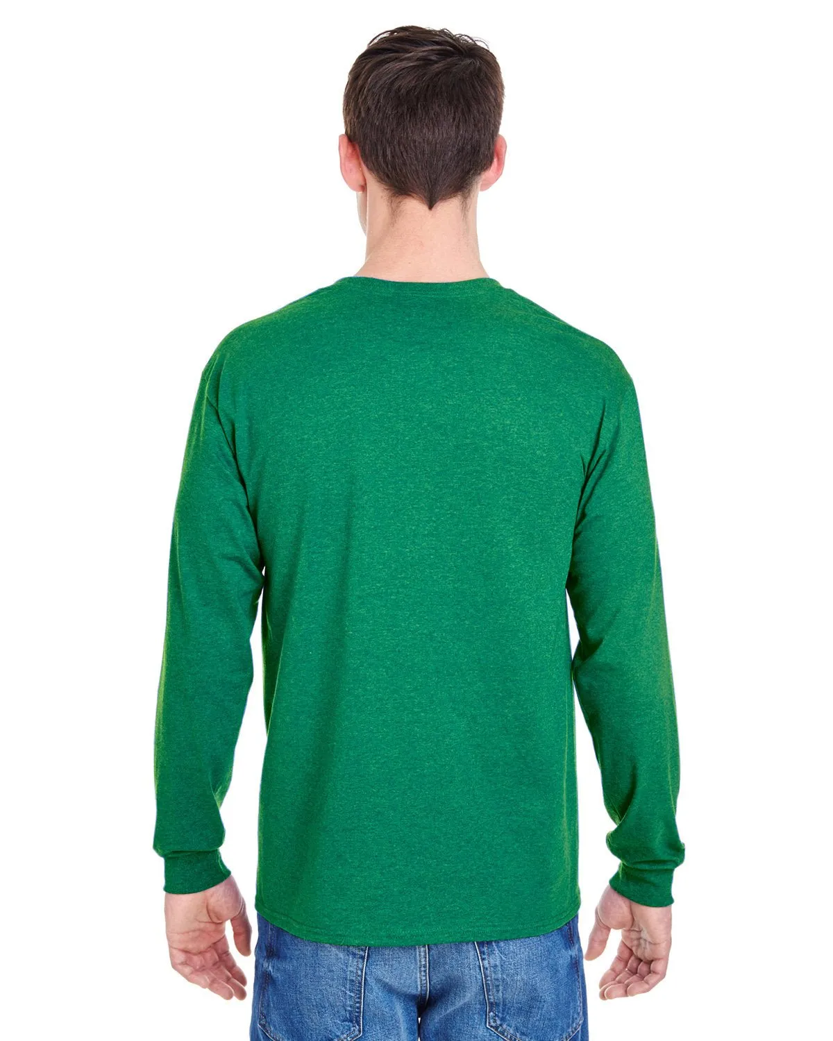 4930-Fruit of the Loom-RETRO HTHR GREEN