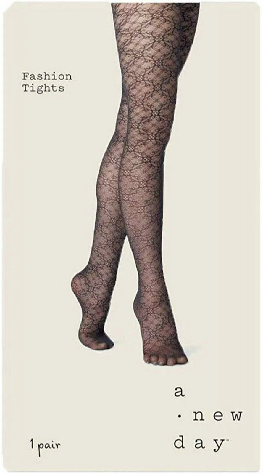 A New Day Women's Floral Twist Fashion Tights