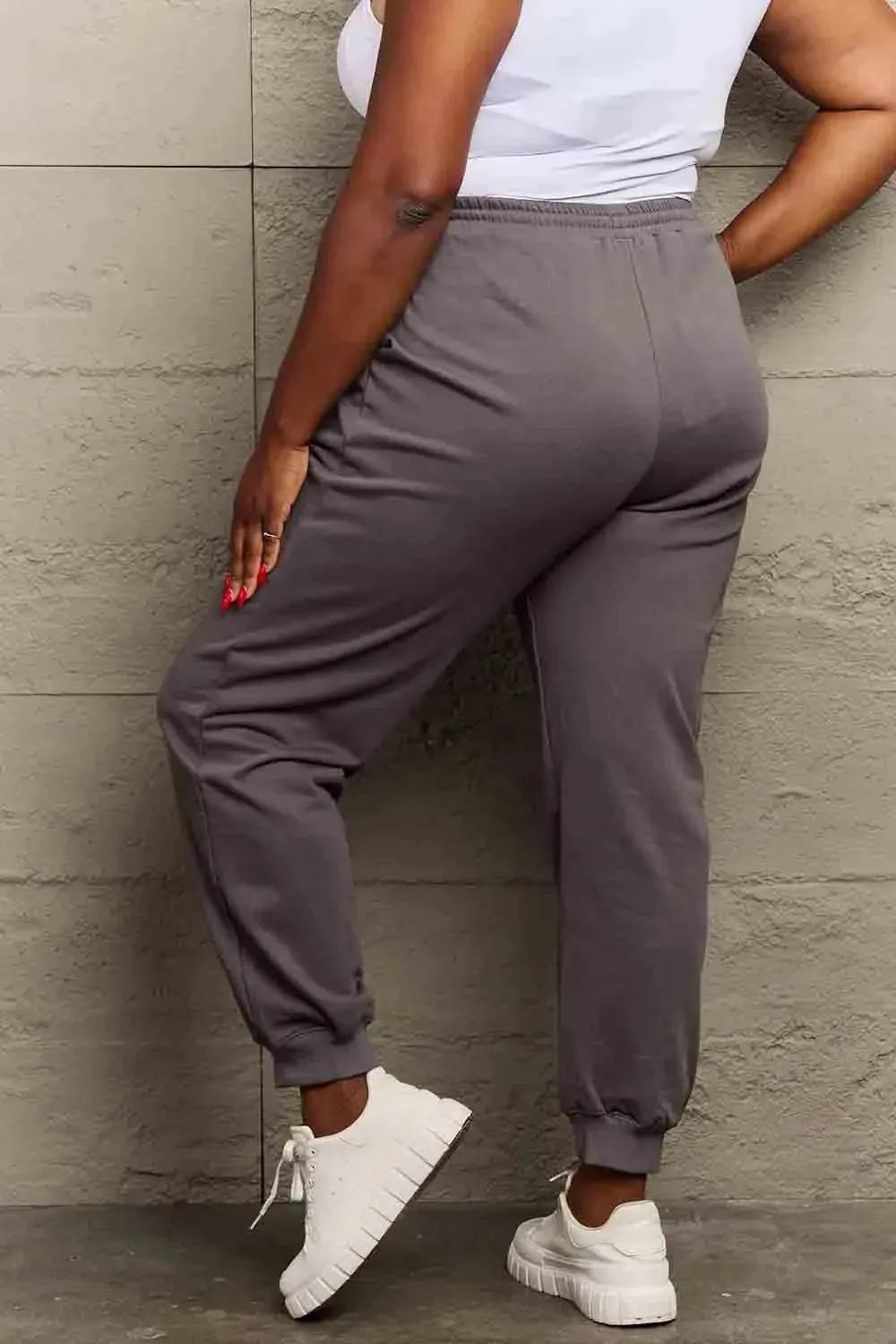 Angel Graphic Long Sweatpants with Drawstring - Simply Love Collection