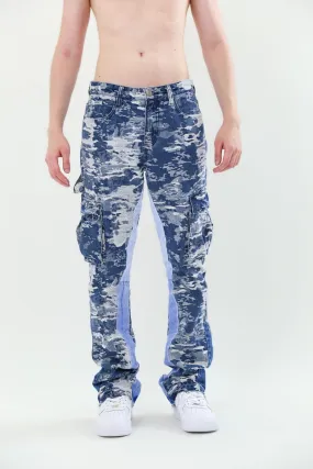 Armor Jeans Cargo Stacked Denim (Blue)