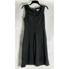 BANANA REPUBLIC Women's Black Scoop-Neck Stretch Sleeveless Wool Dress SZ 4