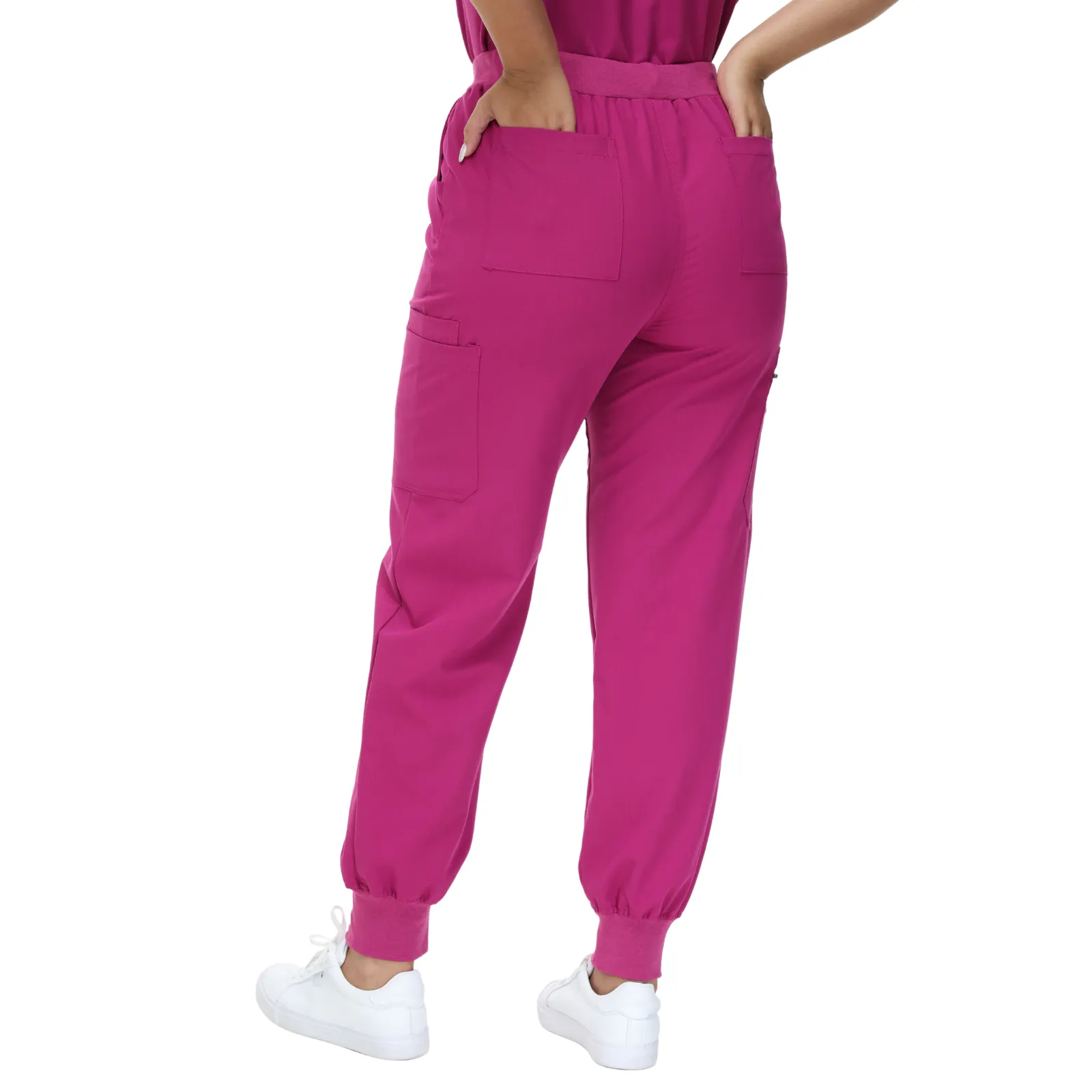 Barbara Eight-Pocket Jogger Scrub Pants