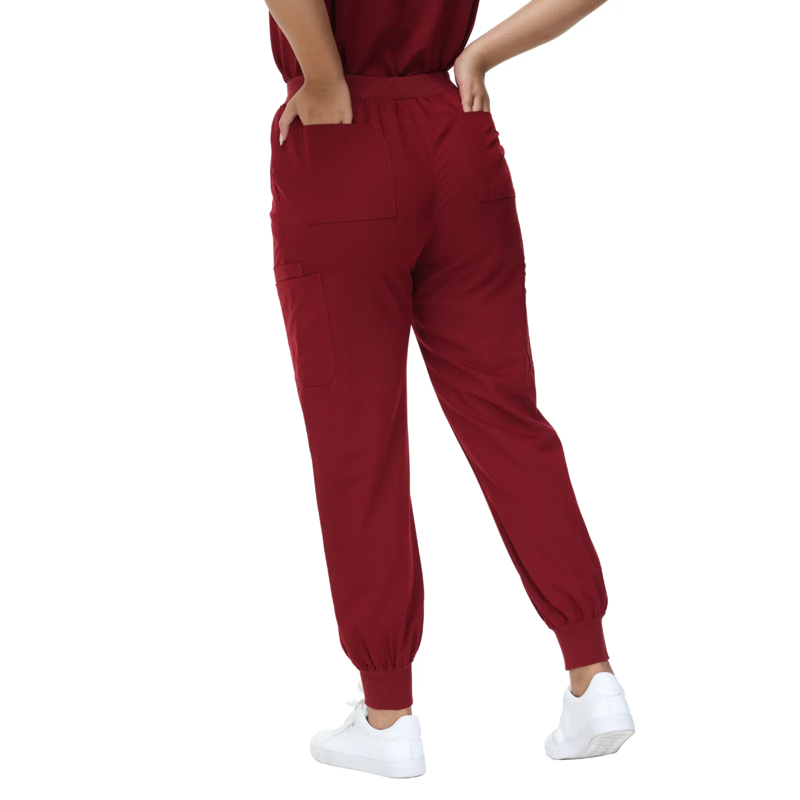 Barbara Eight-Pocket Jogger Scrub Pants