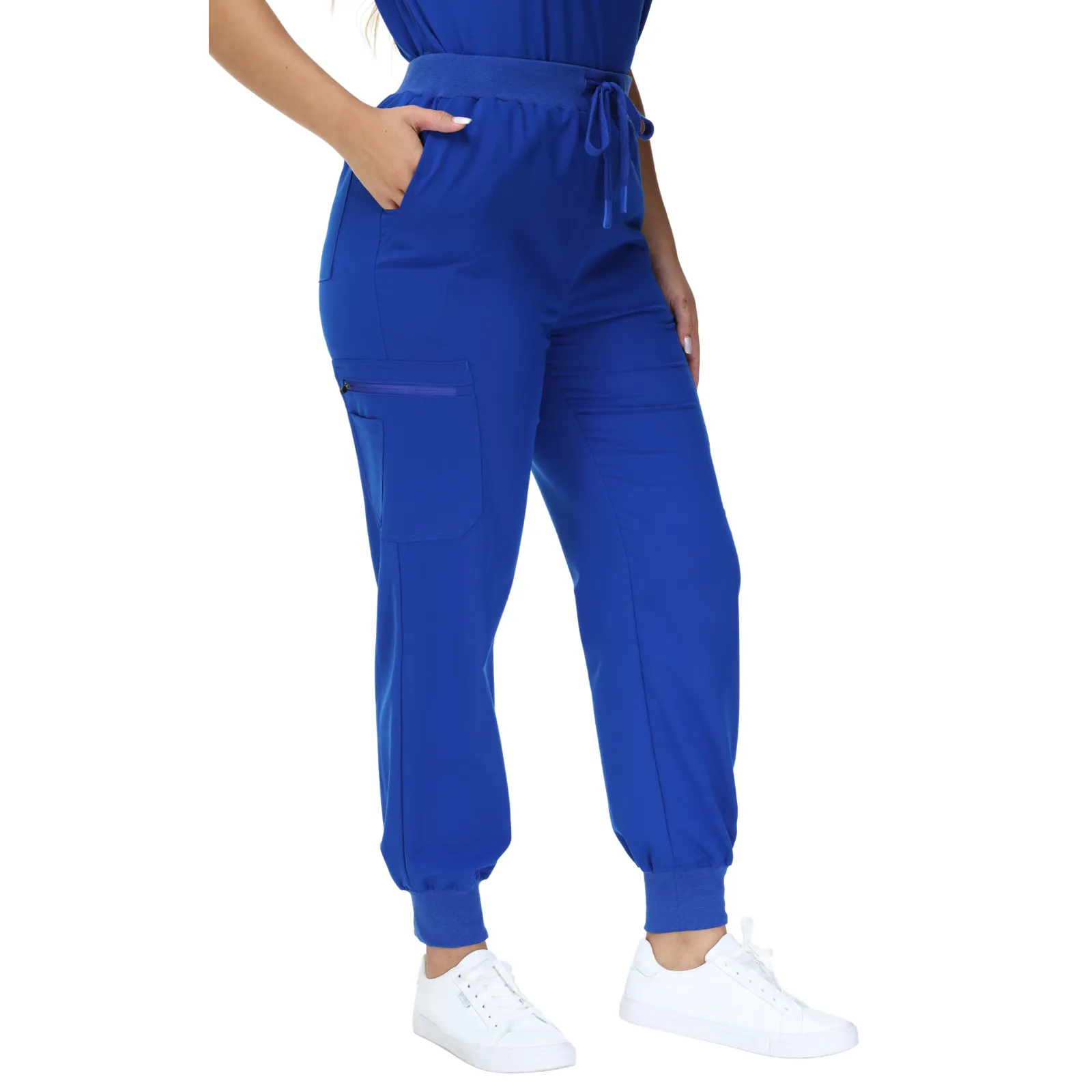 Barbara Eight-Pocket Jogger Scrub Pants