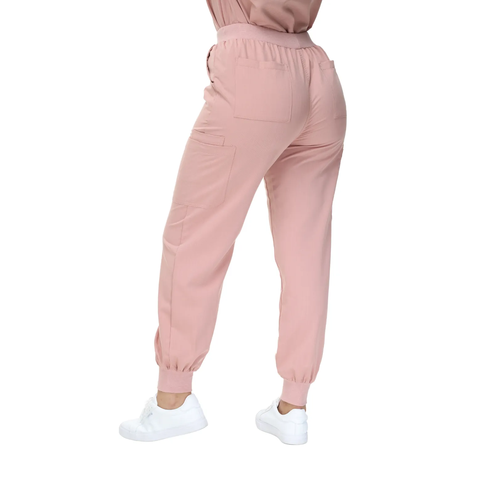 Barbara Eight-Pocket Jogger Scrub Pants