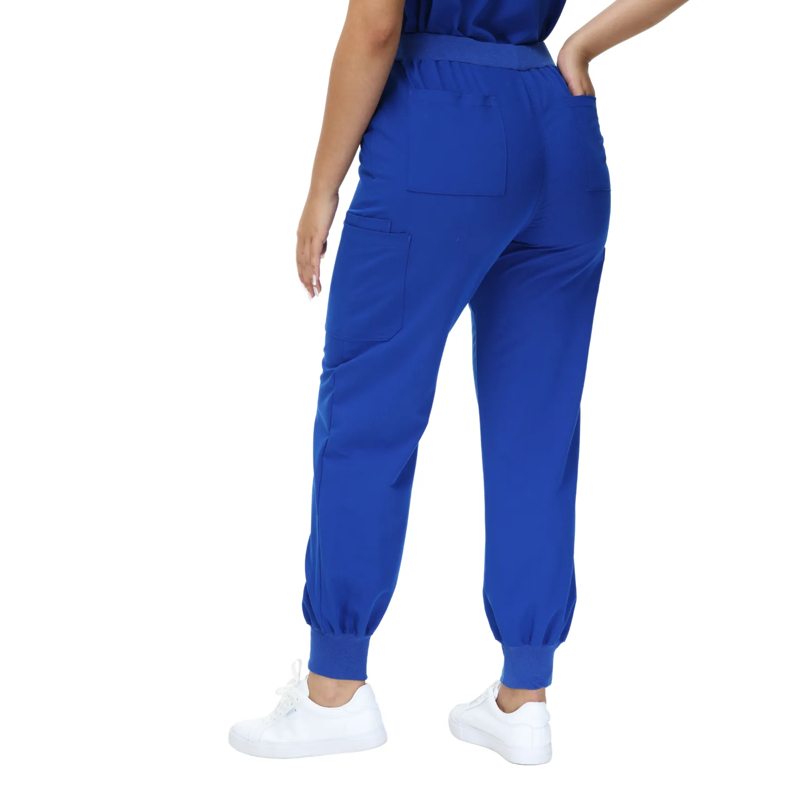 Barbara Eight-Pocket Jogger Scrub Pants