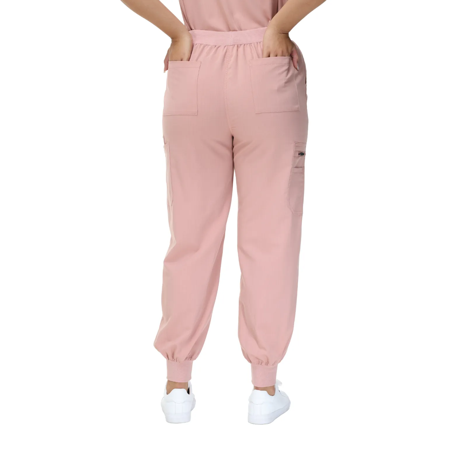 Barbara Eight-Pocket Jogger Scrub Pants