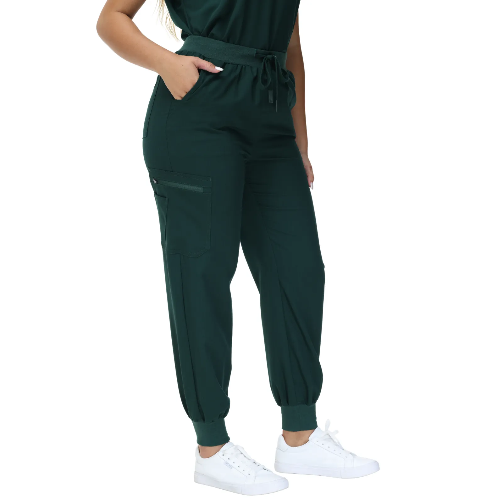Barbara Eight-Pocket Jogger Scrub Pants