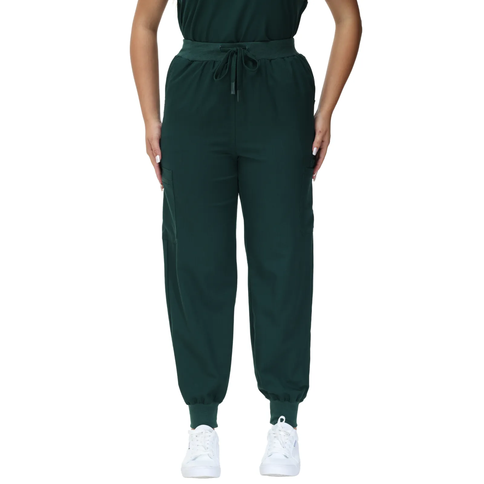Barbara Eight-Pocket Jogger Scrub Pants