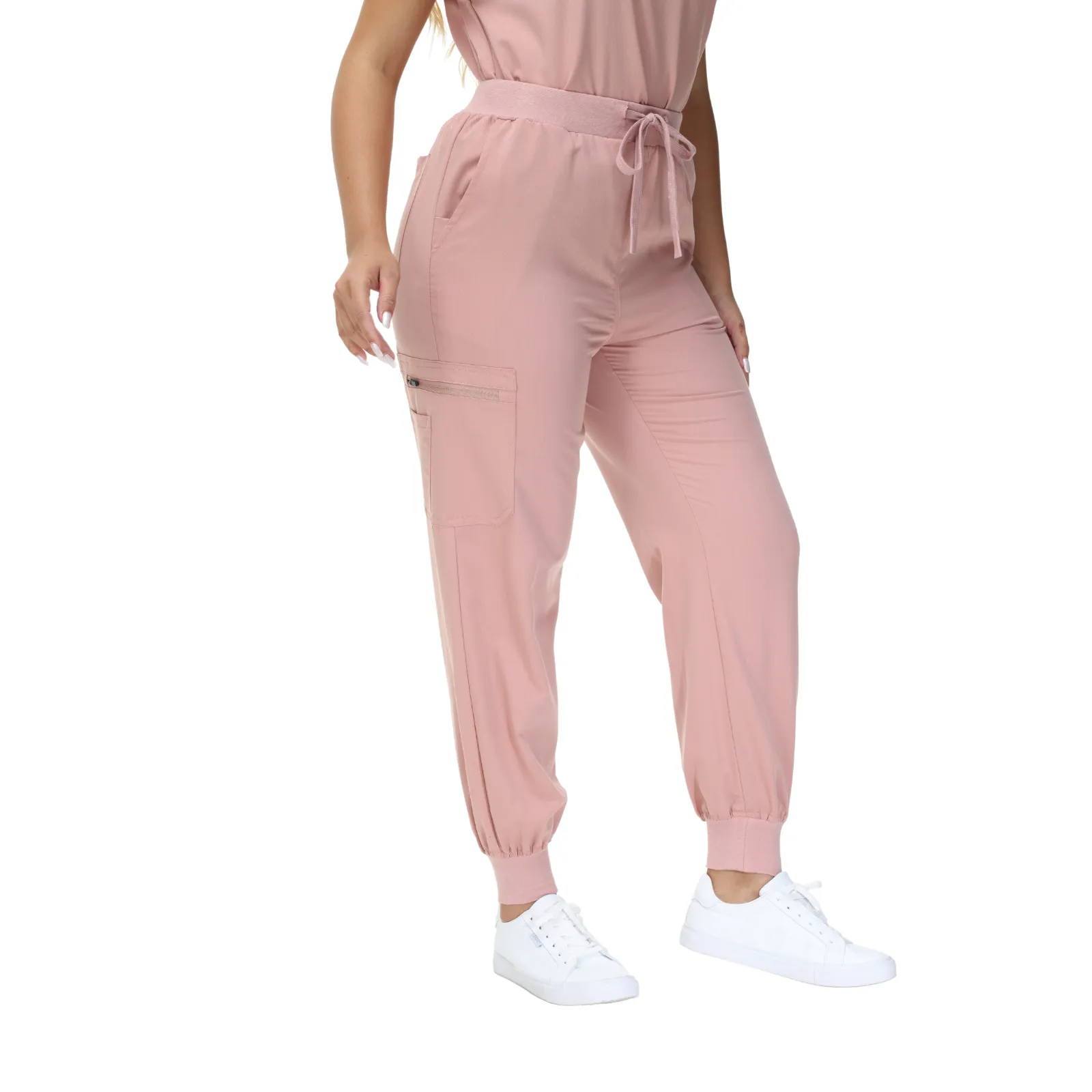 Barbara Eight-Pocket Jogger Scrub Pants