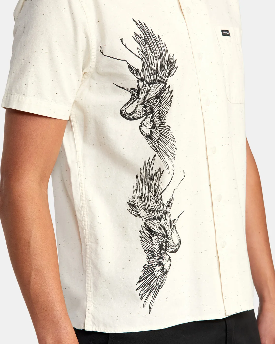 Benj Crane Short Sleeve Shirt - Natural
