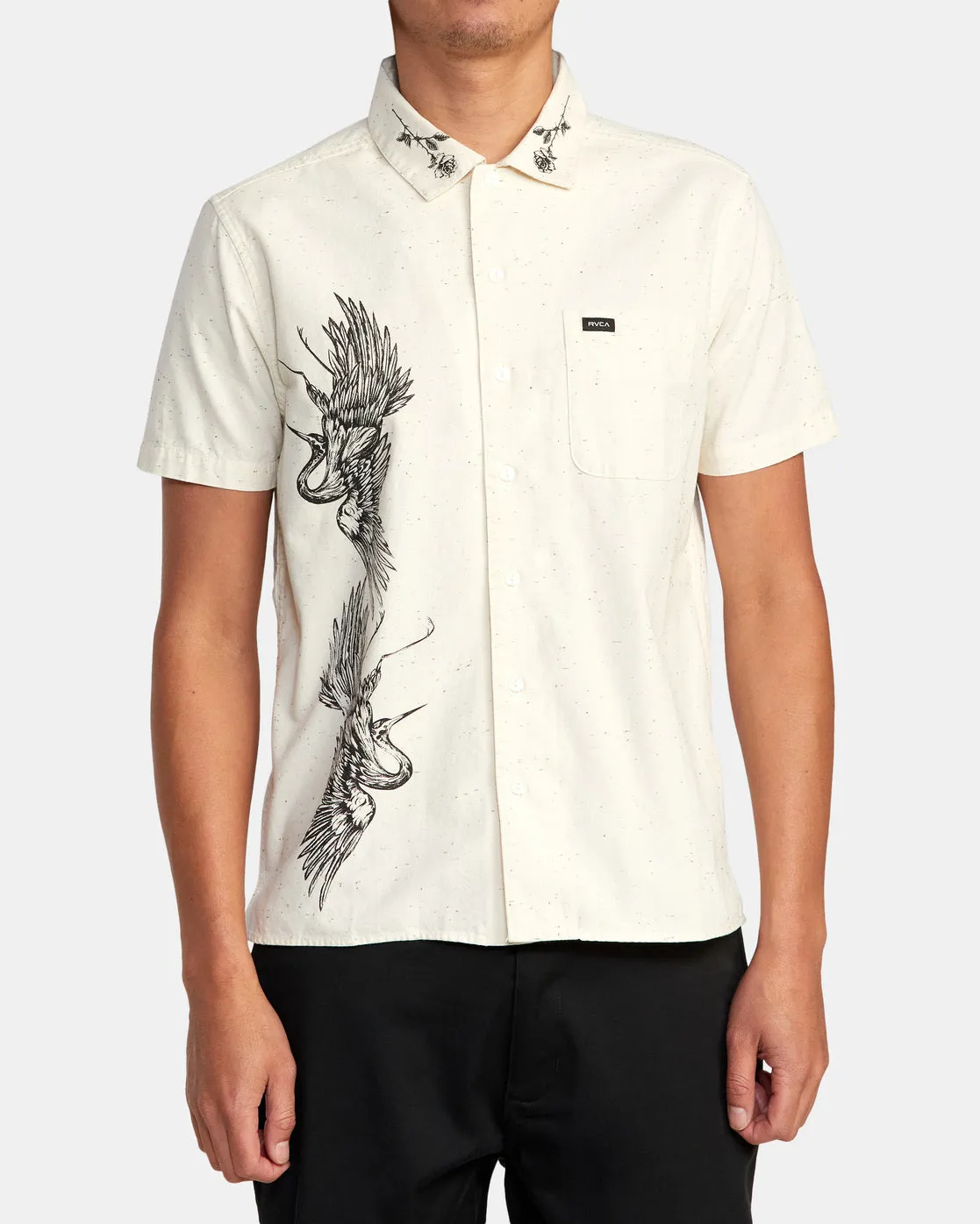Benj Crane Short Sleeve Shirt - Natural