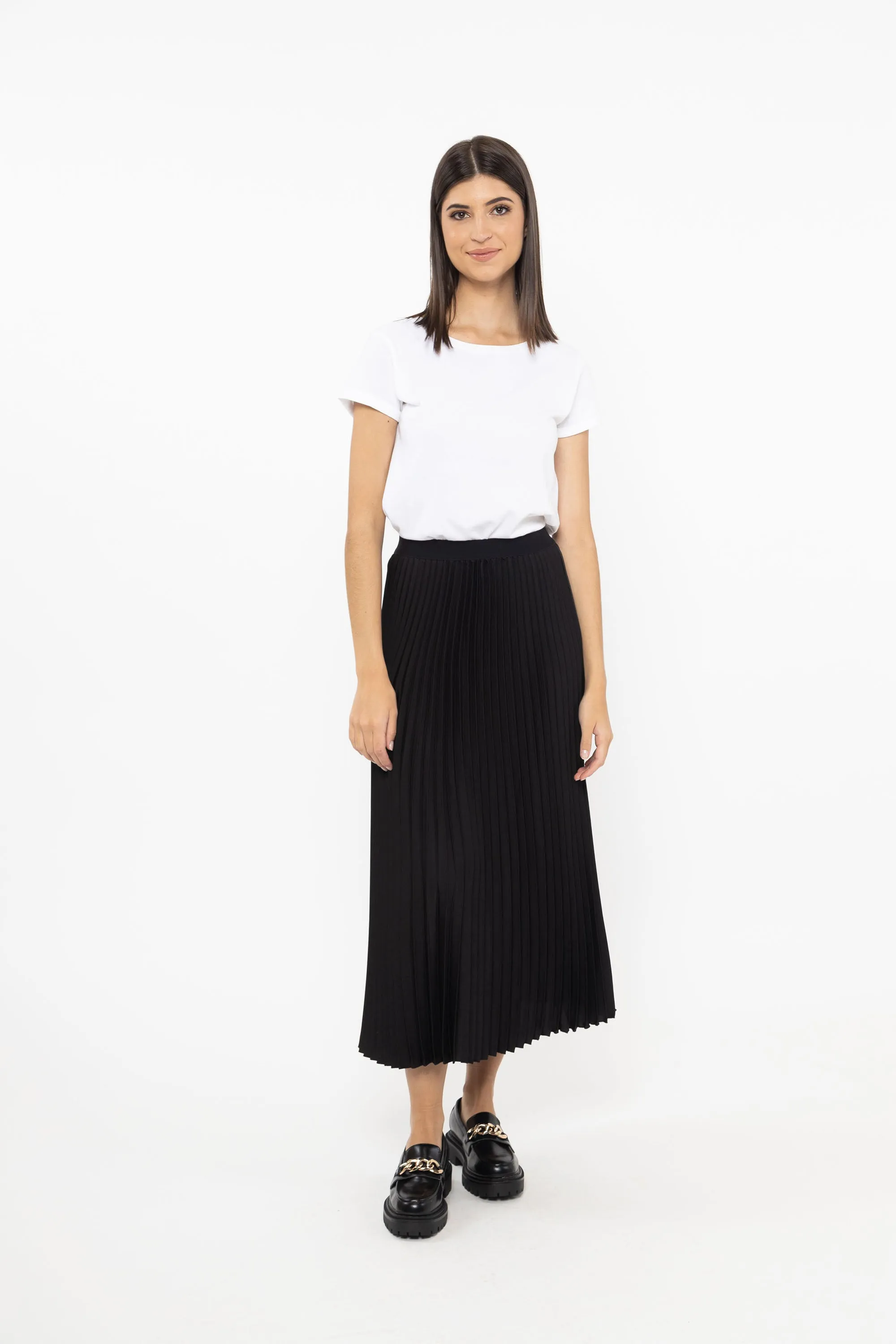 Billie the Label- Sunray Pleated Skirt- Black