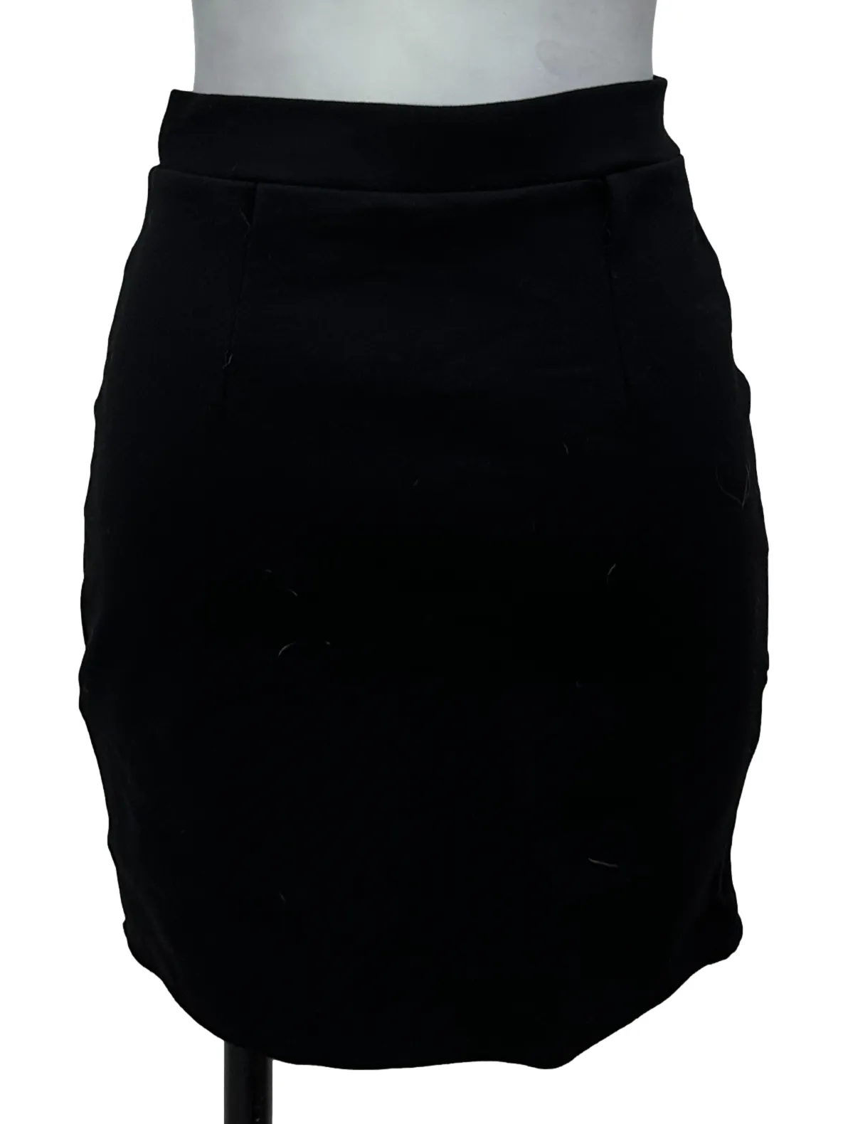 Black Layered Bandage Skirt