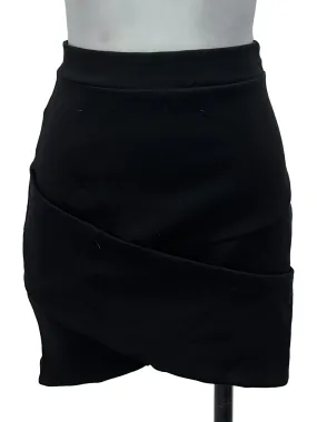 Black Layered Bandage Skirt