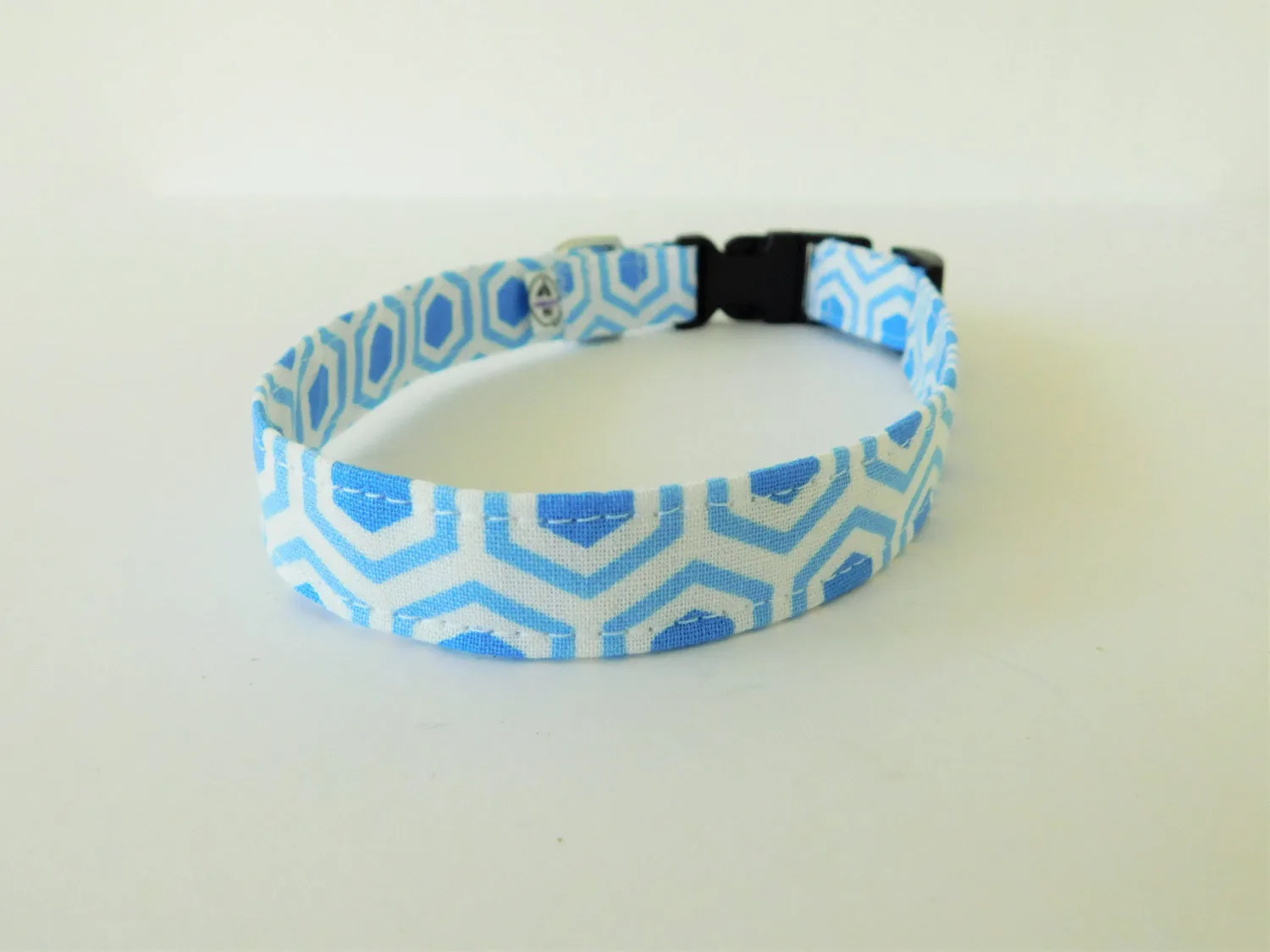 Blue Honeycomb Collar