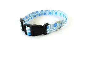 Blue Honeycomb Collar