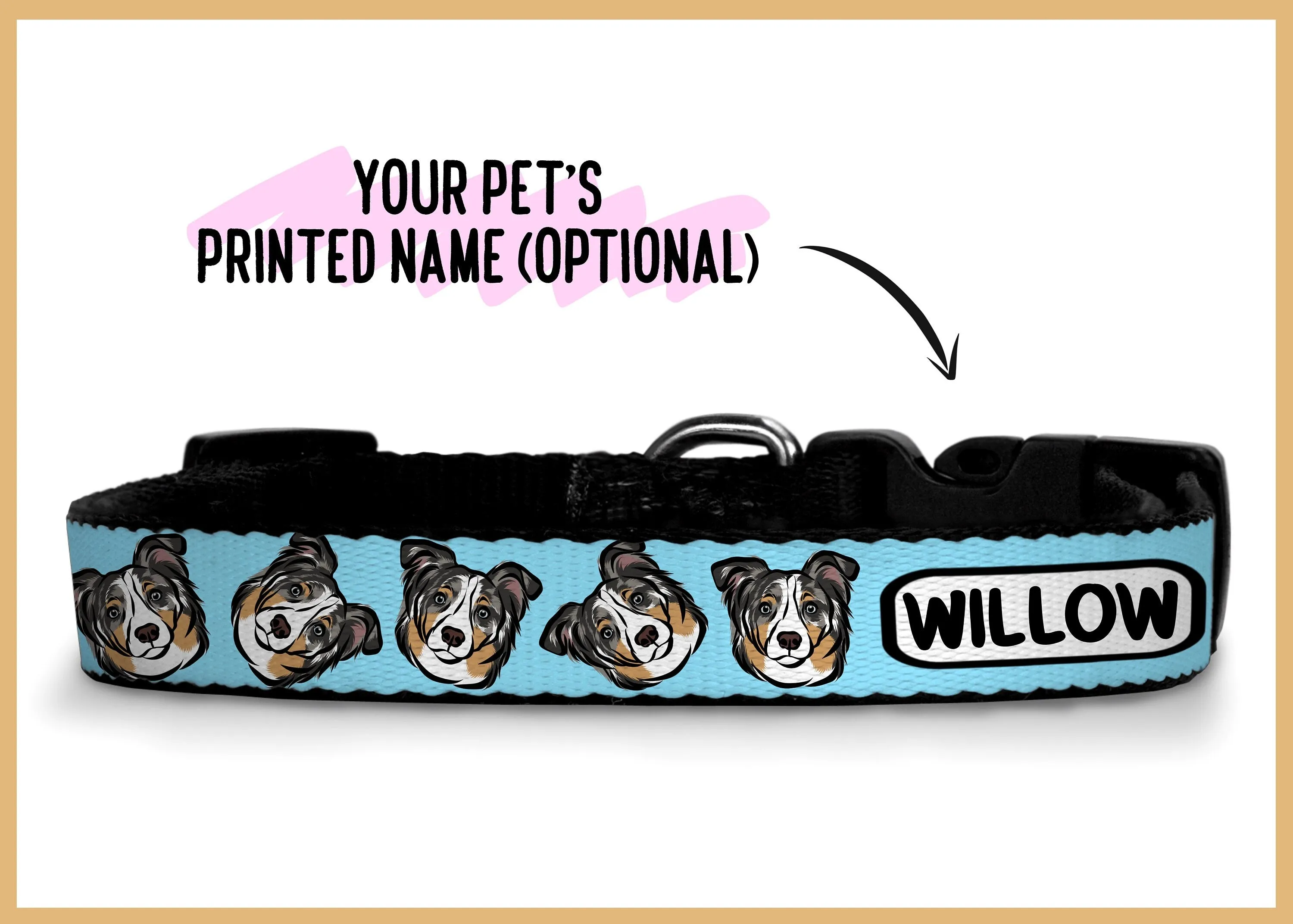 Border Collie Pattern Collar
