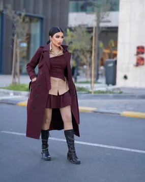 Burgundy Quarto Set