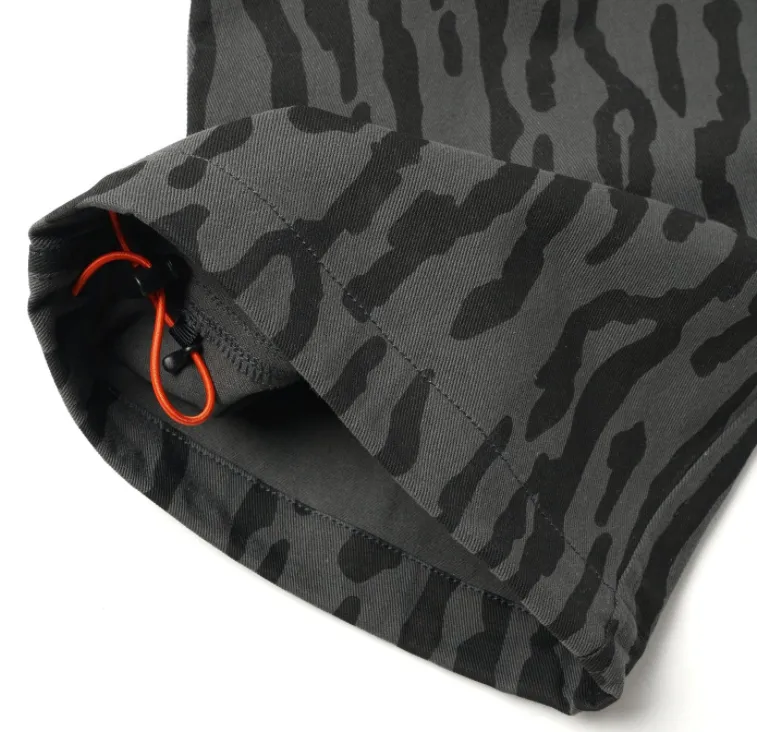 BUTTER GOODS BARK CAMO CARGO PANT BLACK