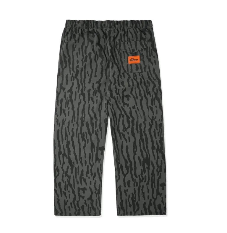 BUTTER GOODS BARK CAMO CARGO PANT BLACK