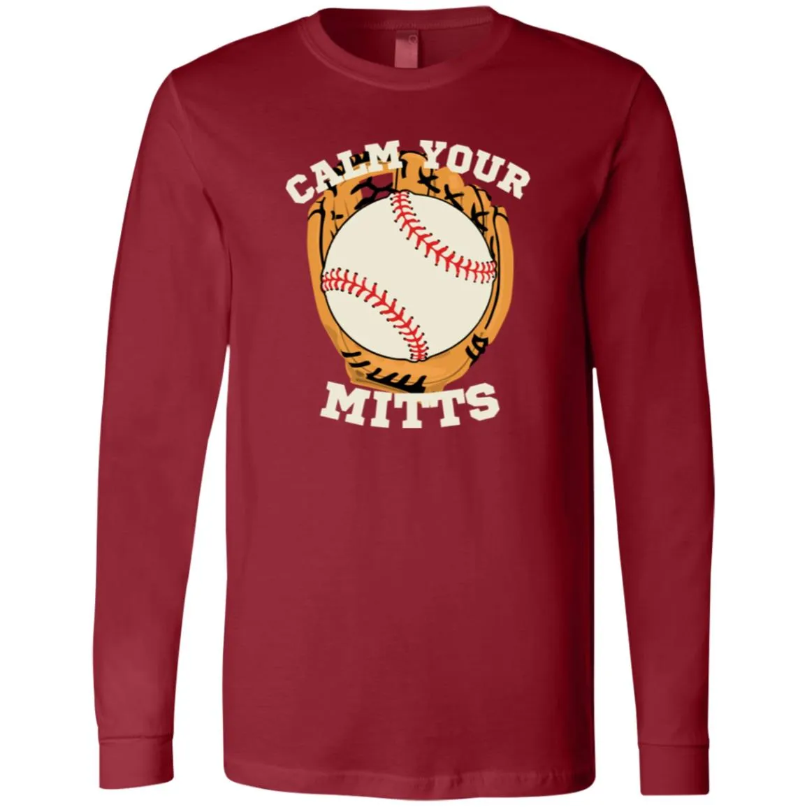 Calm Your Mitts (1) CLOSEOUT -- Men's Jersey LS T-Shirt