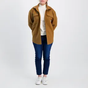 Camel Sleeve Shacket