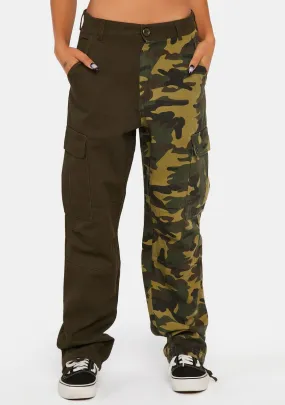 Camo Leveled Up Twill Cargo Pants
