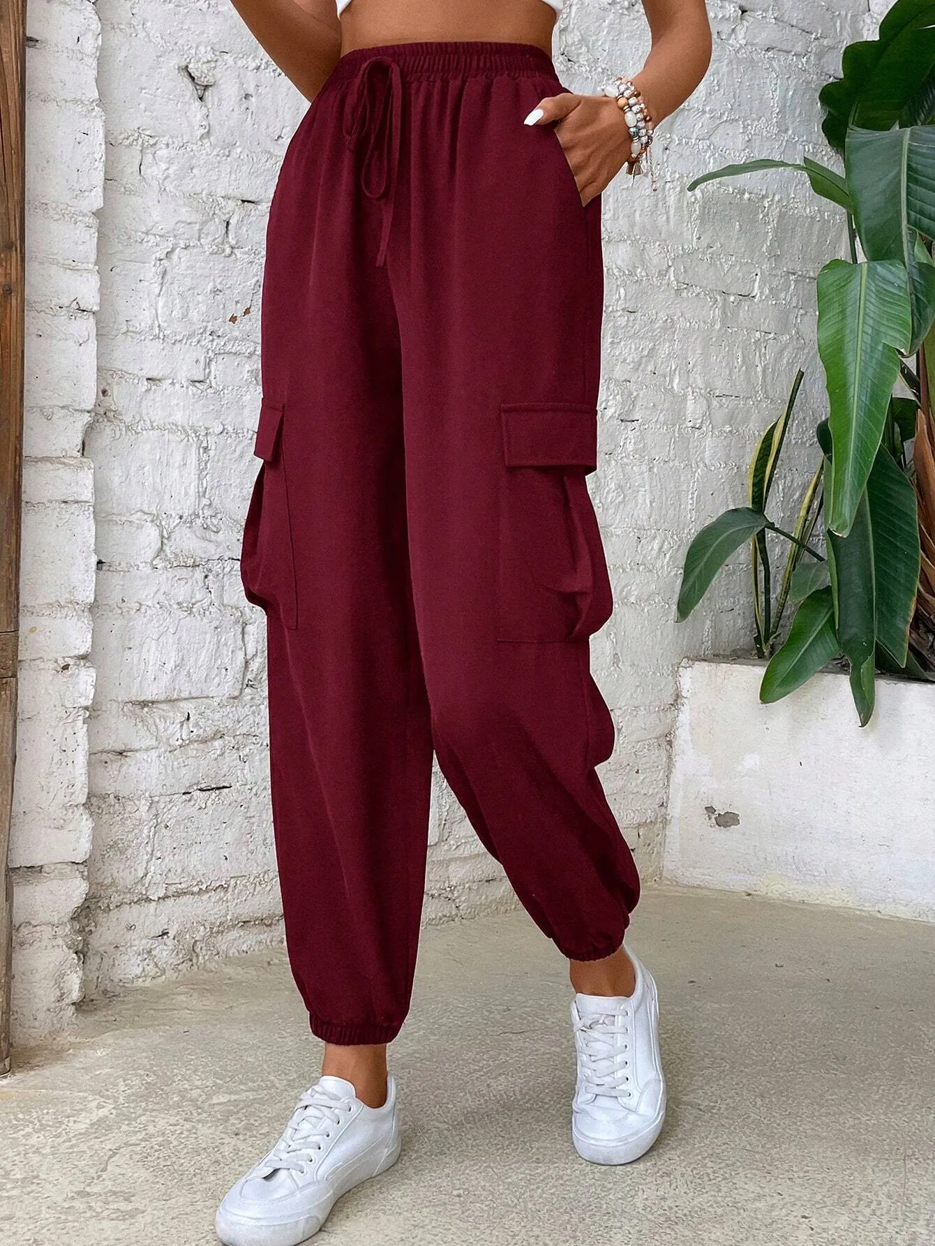 Casual Regular Fit Plain Jogger
