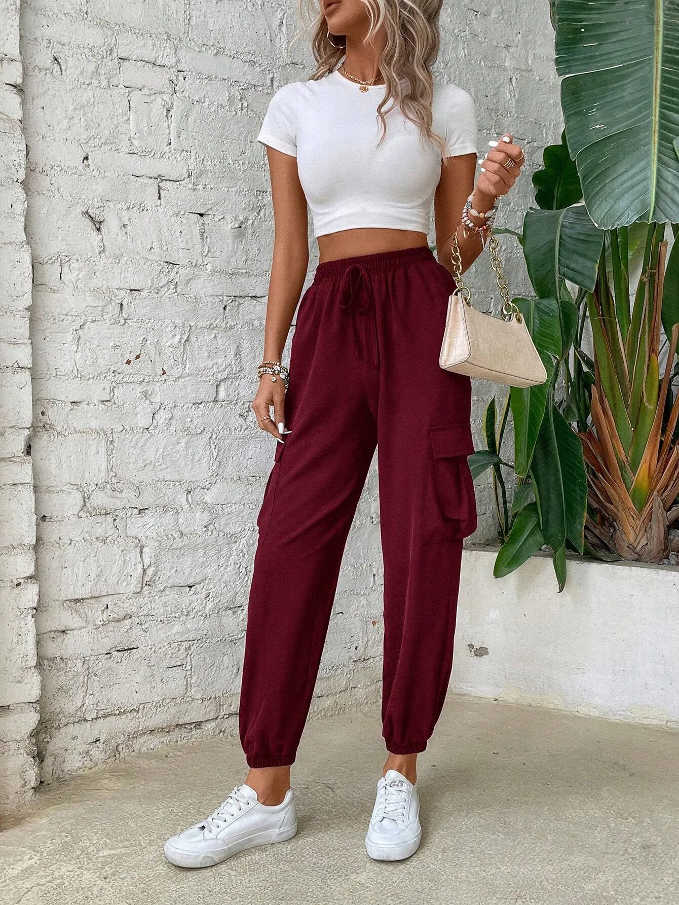Casual Regular Fit Plain Jogger