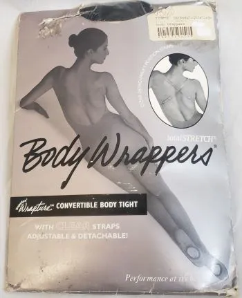 Charleigh Jr. -- Children's Convertible Body Tights -- Black