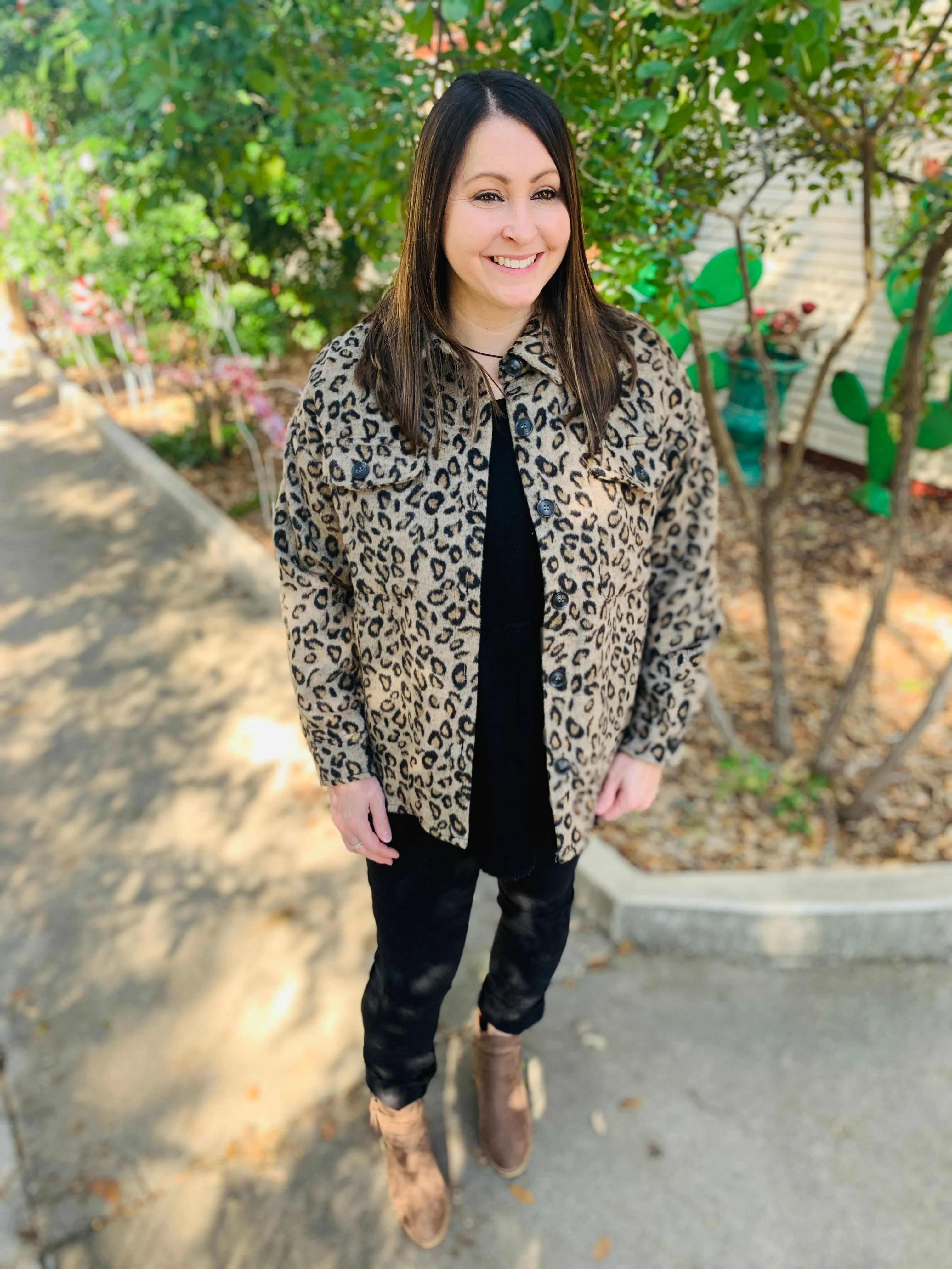 Cheetah Print Shacket