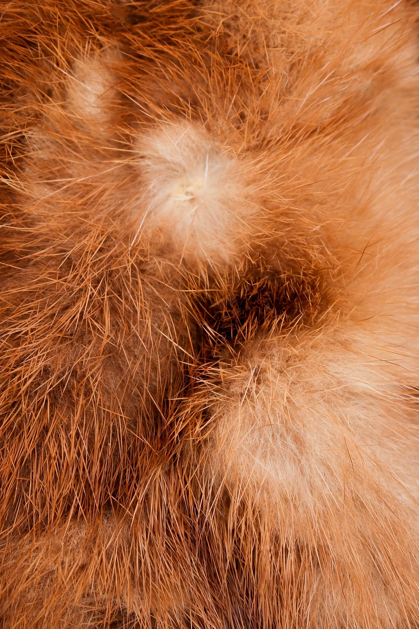 Chevron Mink Fur Jacket