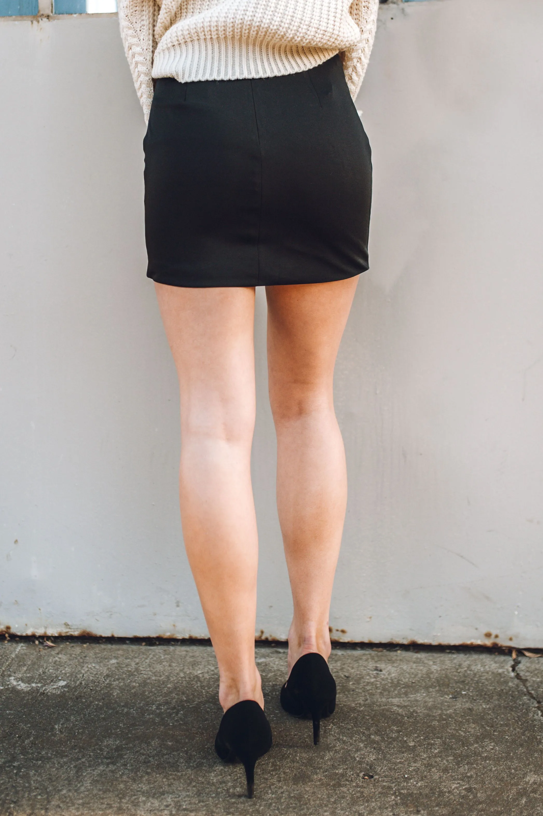 CLEARANCE - The Night Is Young Mini Skirt