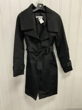 Coat Trench Coat By New York And Co In Black, Size: S