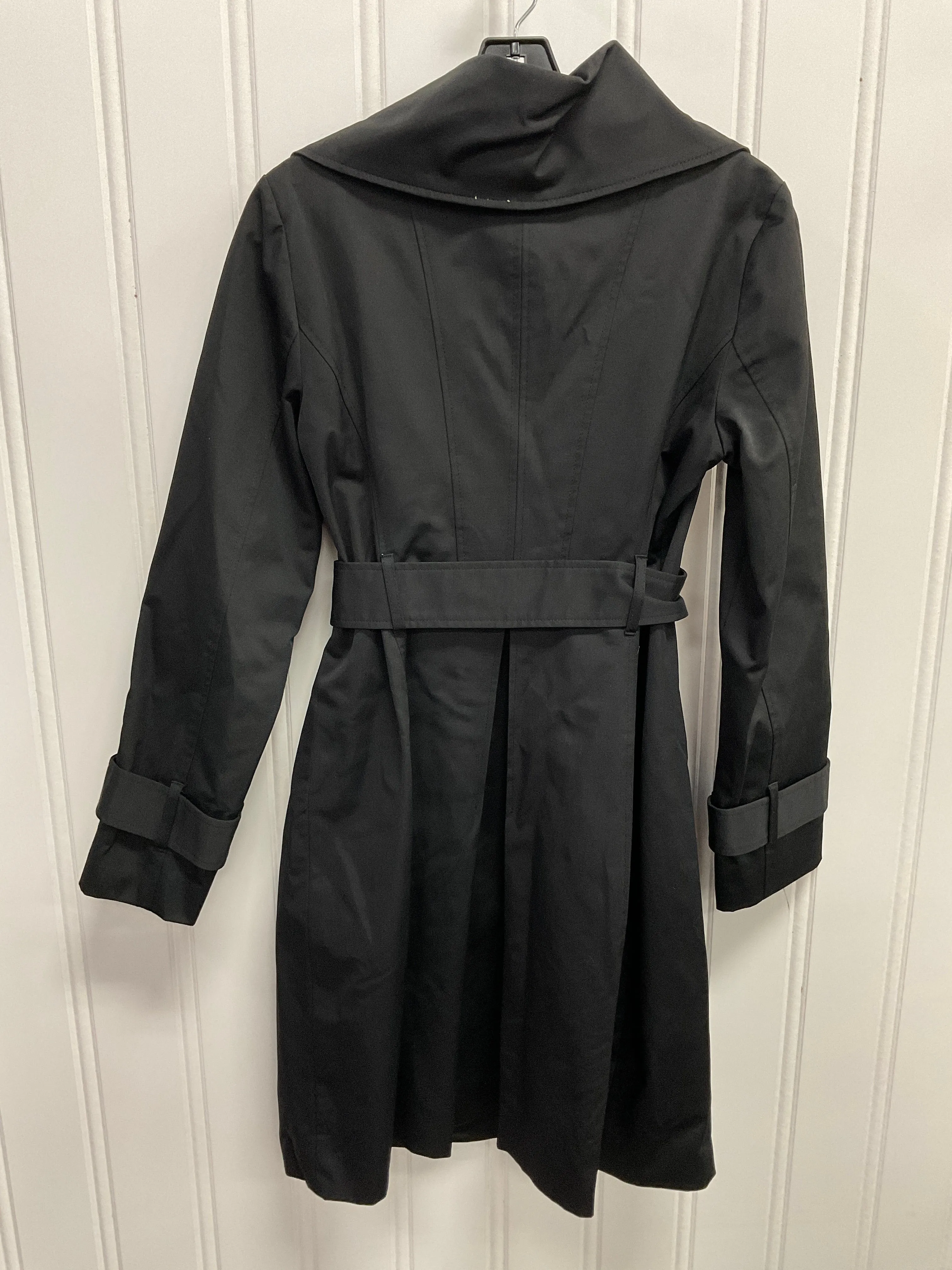 Coat Trench Coat By New York And Co In Black, Size: S