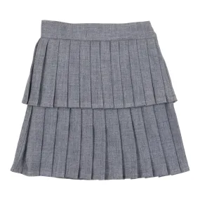 Coco Blanc Heathered Blue Skirt