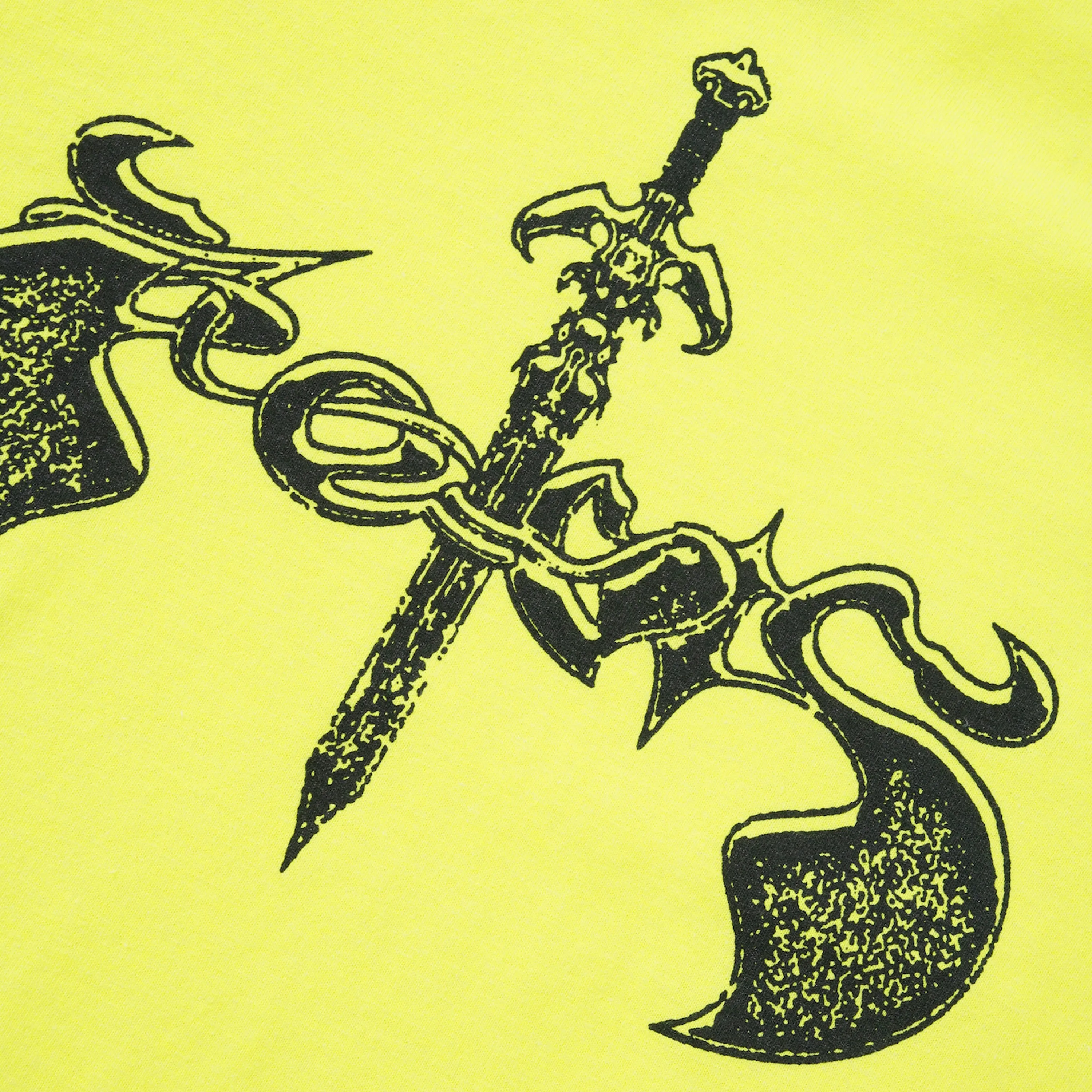 Dagger L/S Tee, Safety Green
