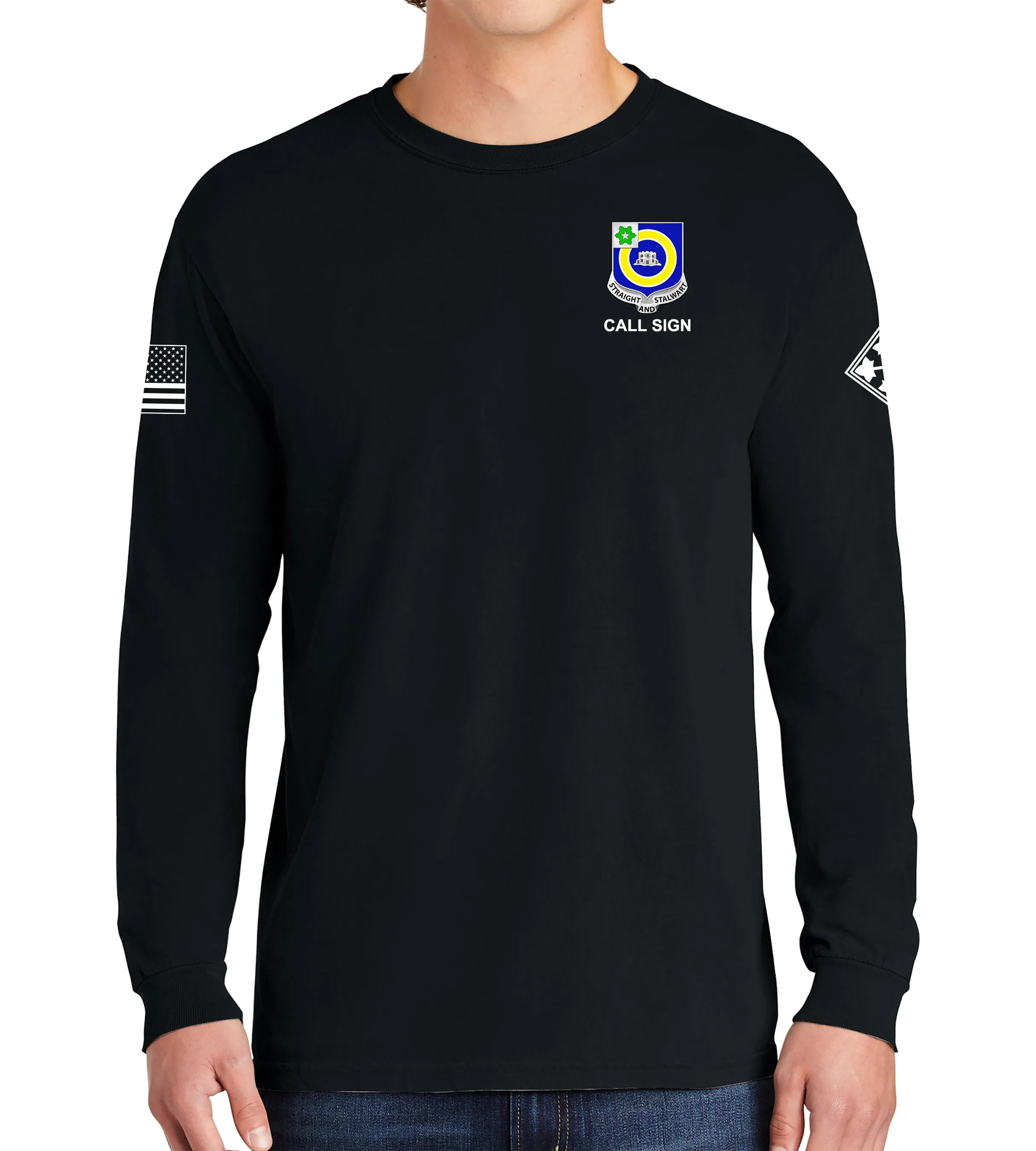 Diablos Long Sleeve 50-50 Blend Unisex Shirt. This shirt is NOT approved for PT