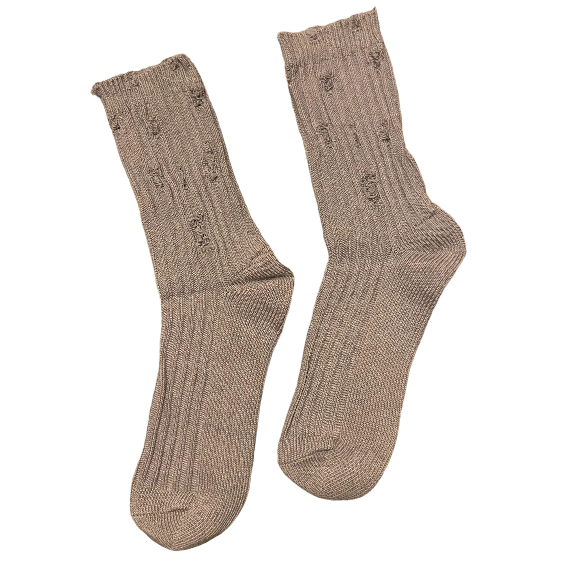 Distressed Ripped Socks