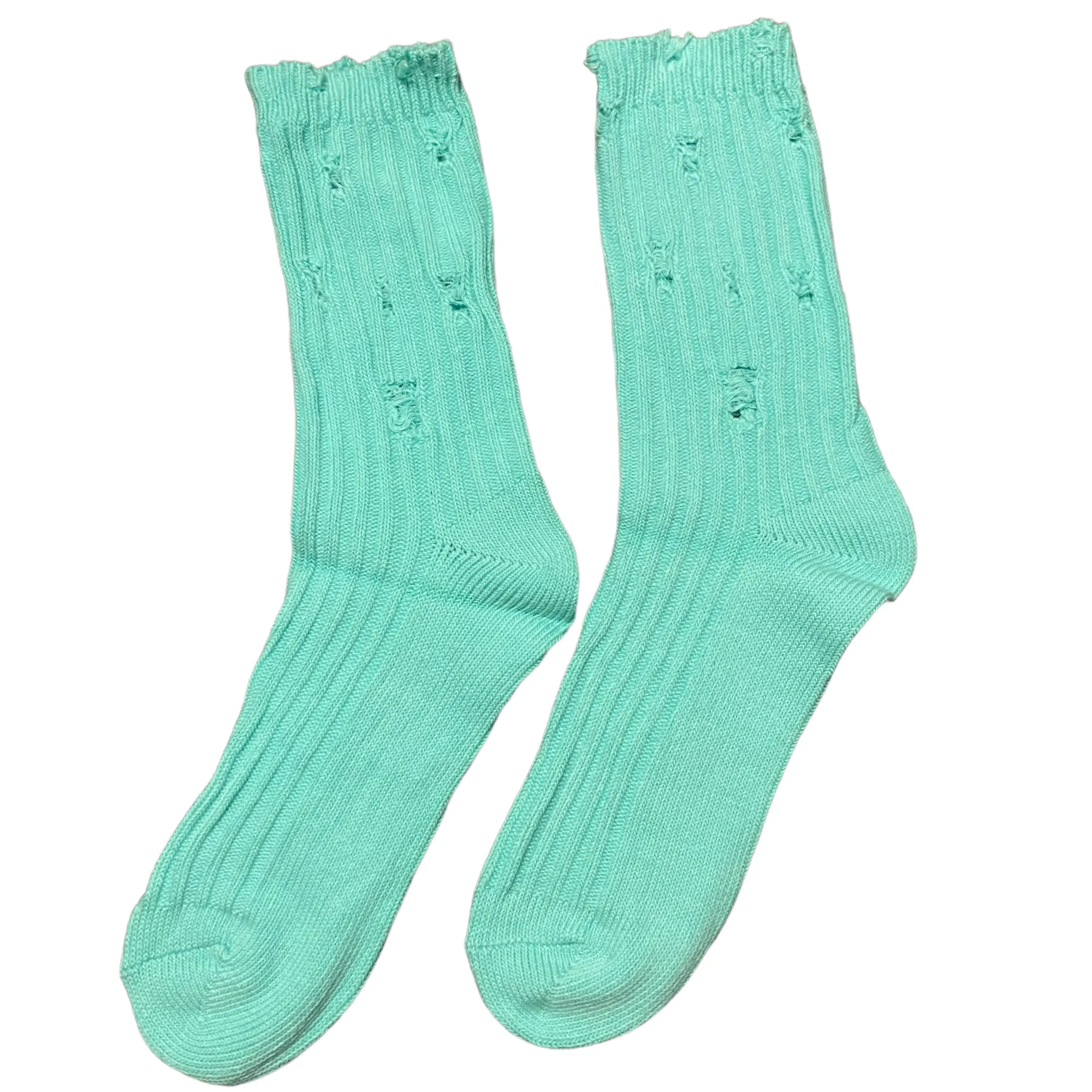 Distressed Ripped Socks