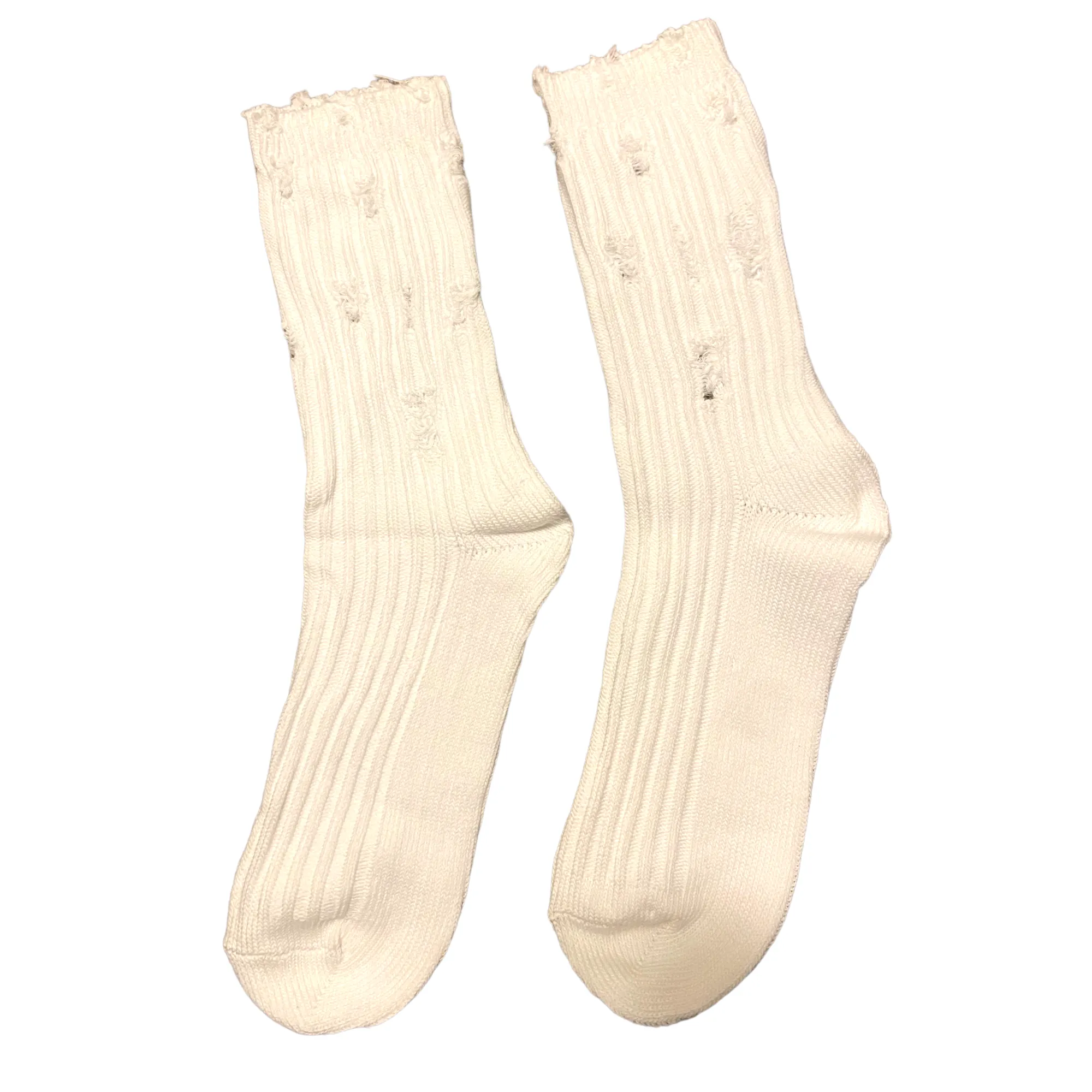 Distressed Ripped Socks